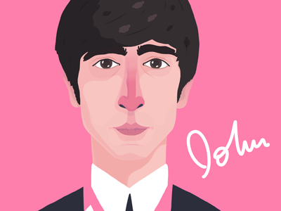 Legends of Rock - John Lennon beatles illustration john lennon rockstar