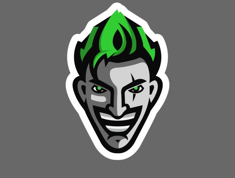 Joker esport mascot logo design 3543026 Vector Art at Vecteezy