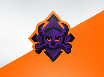 Skull Mascot💀 branding design esport logo esportlogo esports logo illustration logo mascot logo mascot logos vector