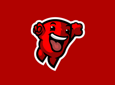 Super Meat Boy Mascot app branding design esportlogo esports logo illustration mascot logos sticker ui ux vector