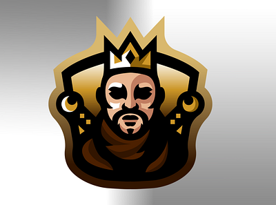 King Presentation design esportlogo icon illustration king logo mascot logos ui ux vector web