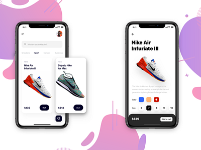 nike app concept