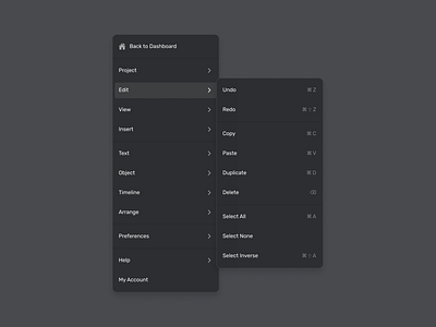 Create.Video | Main Menu ⏤ Light & Dark Mode by Doruk Kavcıoğlu on Dribbble