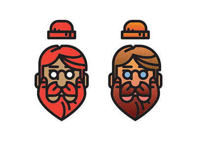 Beardface beard beard face design face graphic design graphic designer hipster illustration logo logo design mountain life mountain man