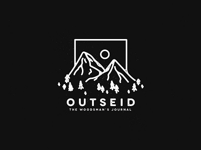 Outseid, the Woodsman's Journal graphic design illustration logo logo design logo designer logotype magazine mountains publication woodsman