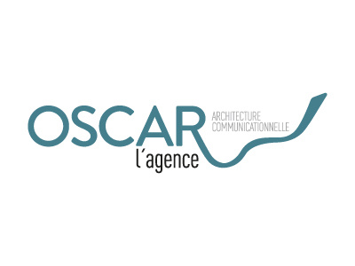 Logotype Oscar l'agence (proposition) branding identité visuelle immobilier logo logotype visual identity