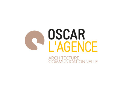 Logotype Oscar l'agence (proposition) branding identité visuelle immobilier logo logtype visual identity