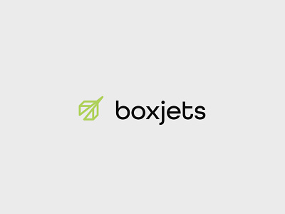 Boxjets logo for a fast delivery service brand design brand identity branding icon logo logotype minimalism