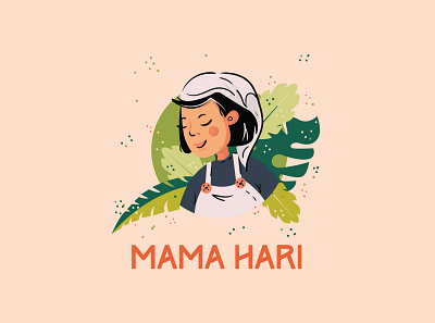 Mama Hari Logo & Branding brand design brand identity branding design food illustration indonesian logo logotype mama hari minimalism mom mum ui vector
