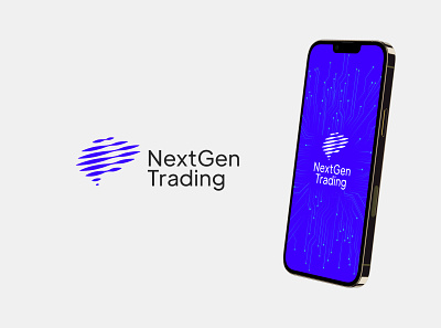NextGen Trading - Logo analysis brain brand design brand identity branding crypto cryptocurrency data design logo logotype minimalism nextgen trading trading vector