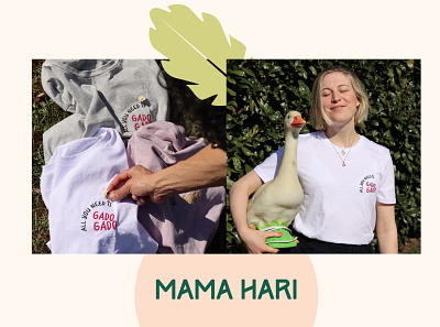 Mama Hari - Logo, Branding and T-shirt brand design brand identity branding design food gado gado illustration indonesian logo logotype minimalism tshirt vector