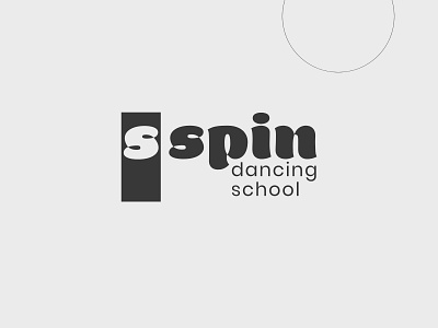 Spin Dance School primary logo brand design brand identity branding dance dance logo dance school design illustration logo logo design logodesign logotype logotypedesign logotypes minimalism print typography