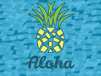 Aloha aloha bright color food fruit fun hawaii pineapple