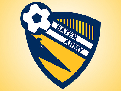 Eater Army Concept Logo anteater army athletics college concept design eater logo soccer sports uc irvine uci