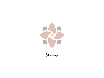 Bloom beauty bloom design flower growth life logo minimal nature plants seasons spring