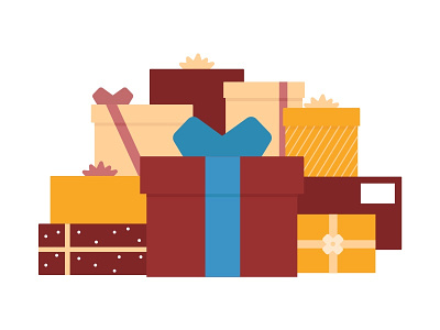 Gifts for everyone! gifts holidays iconography icons illustrations