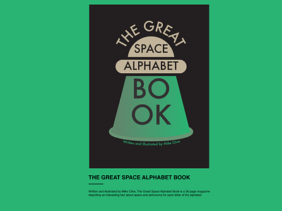 The Great Space Alphabet Book design editorial design editorial illustration flat illustration typography vector