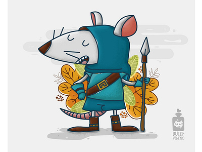 Mouse Warrior animal art book art challenge artdigital artdirection challange character concept creative design illustration illustration art illustrator sketch vector