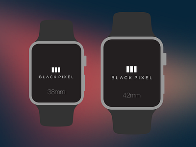 The Black Pixel Apple Watch PSD apple psd template watch wearables