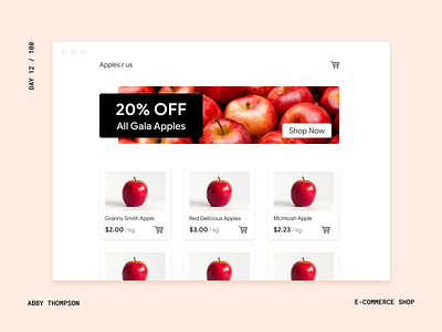 Apple E-Commerce Home Page