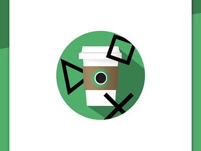 Teven Studios Logo coffee gaming logo