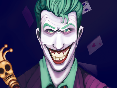 The man who laughs batman digital art fan art illustration joker