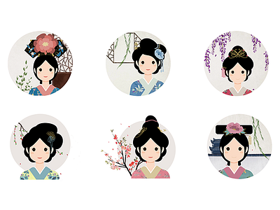 Avatars of Ancient Chinese Women