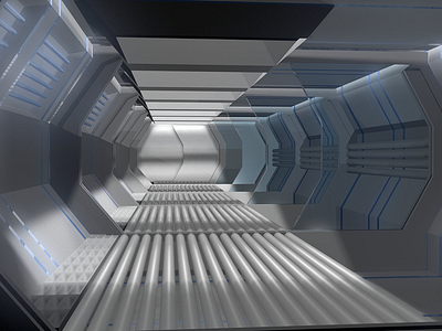 Space Corridor 3d corridor space spaceship