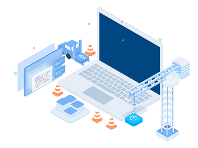 Apps builder plathform analytics bitcoin blockchain business charackter crypto exchange data data analytics finance illustration infograpich isometric vector