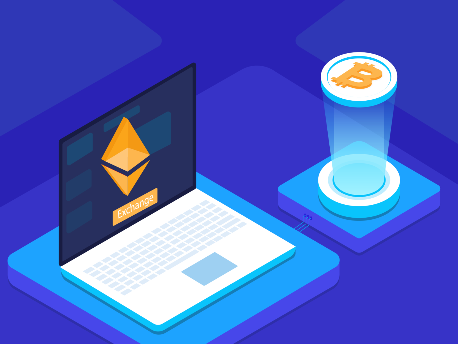 Isometric illustration bitcoin exchange bitcoin mining bitcoin wallet blockchain blockchain cryptocurrency character creative crypto crypto currency crypto exchange crypto trading crypto wallet cryptocurrency illustration isometric isometric crypto exchange isometric illustration litecoin mony exchange vector