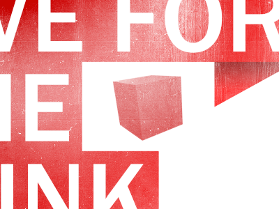 "Live For The Wink" Tshirt Design apparel design photoshop red minimal illustration typography