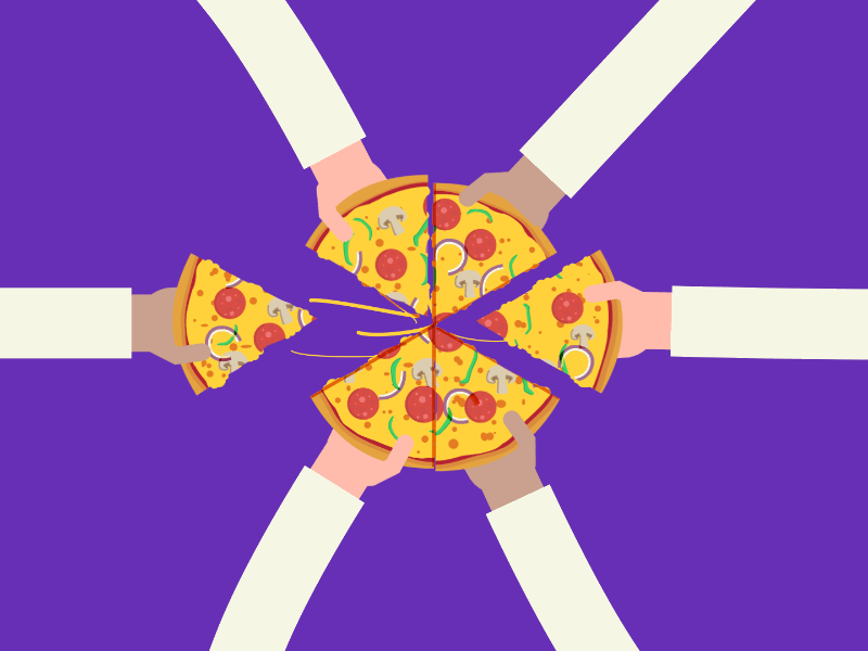 Pizza 2d animation cooking food pizza