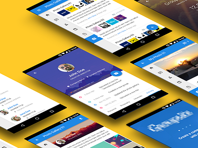 Mobile UI app material design mobile ui