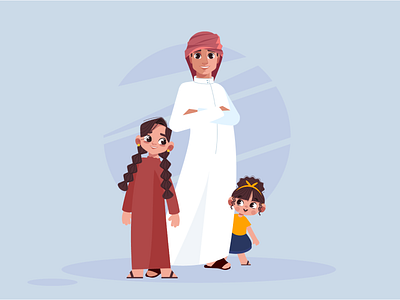 family 2d abstract character design excited expressions flat illustration motion design motiongraphics vector