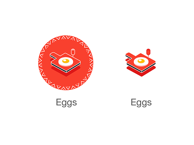 egg plate 2d abstract branding design egg flat icon illustration isometric art isometric icons olive ui vector