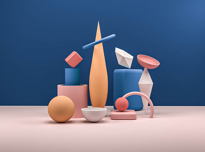 Tasty Composition in 3D 3d 3dart 3ddesign blender branding c4d dimension graphic design