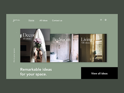 UI Concept Design| Ideas for Home & Kitchen branding design ecommerce fashion home page invision invisionstudio shopify typography ui ux web