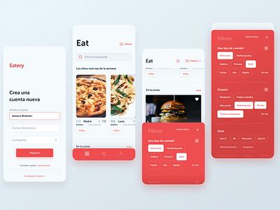 Concept restaurant recommendation app