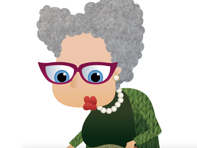 Beryl character illustration vector