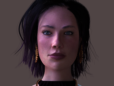 Violet: CGI Character 3d cgi characters