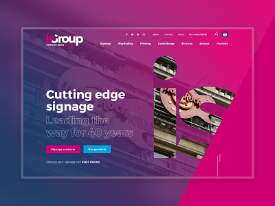 Colourful Signage Website branding design illustration limely web design website