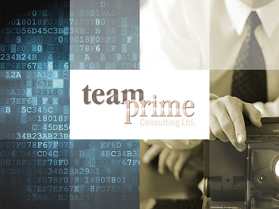 Team Prime Logo consulting graphic design logo design