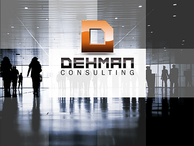 Dehman Logo consulting graphic design logo design