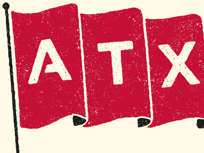 ATX Flag atx austin austin texas branding design flag logo texas