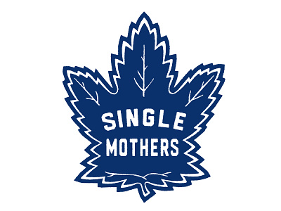 Single Mothers x Maple Leafs austin designer austin graphic designer austin illustrator design designer illustration illustrator logo logos maple leafs playoffs single mothers band