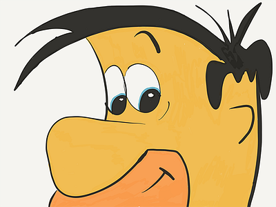 Fred Flintstone - Doodle on iPad Pro