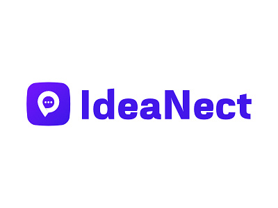 IdeaNect Logo brand design branding client client work logo logo design mark social media