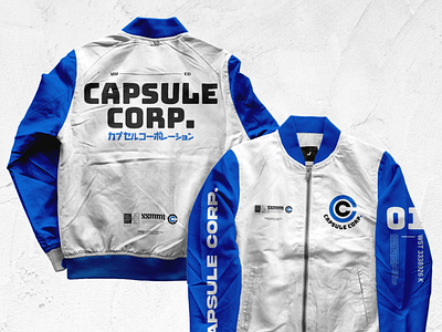 Capsule corp sale varsity jacket