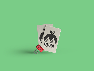 Bow Valley Food Alliance | Logo branding green health leaf logo minimalist