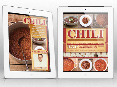 Chili Chef Ios App app app press ipad ui ux